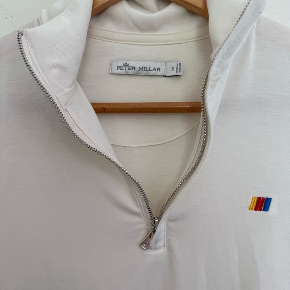 Peter Millar Women’s Long Sleeve 1/4 Zip NASCAR Collection Logo Size Small - Picture 3 of 9